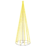 Albero di Natale a Cono Bianco Caldo 732 LED 160x500 cm