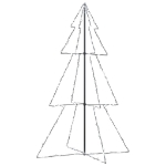 Albero di Natale a Cono 240 LED per Interni Esterni 118x180 cm