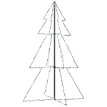 Albero di Natale a Cono 200 LED per Interni Esterni 98x150 cm