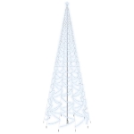 Albero di Natale con Puntale Bianco Freddo 3000 LED 800 cm