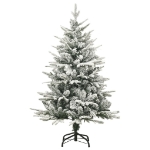 Albero di Natale Artificiale con Neve Verde 120 cm PVC e PE