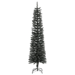 Albero di Natale Artificiale Sottile con Base Verde 180 cm PVC