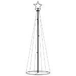 Albero di Natale a Cono Colorato 108 LED 70x180 cm