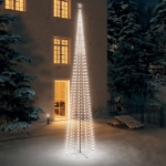 Albero di Natale a Cono con 752 LED Bianco Caldo 160x500 cm