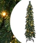 Albero di Natale Artificiale Preilluminato con 60 LED 120 cm