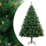 Albero di Natale Artificiale Incernierato con Base 150 cm