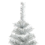 Albero di Natale Artificiale con Supporto Argento 120 cm PET