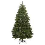 Albero di Natale Artificiale Incernierato con Base Verde 240 cm