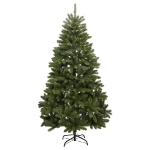 Albero di Natale Artificiale Incernierato con Base Verde 300 cm