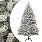 Albero Natale Artificiale Incernierato con Neve Fioccata 300 cm