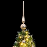 Albero Natale Artificiale 150 LED Palline e Neve Fioccata 150cm