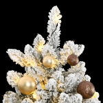 Albero Natale Artificiale Incernierato 300 LED e Palline 270 cm