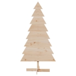 Albero di Natale Decorativo in Legno 150 cm Legno Massello Pino