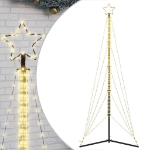 Illuminazione per Albero di Natale 525 LED Bianco Caldo 302 cm