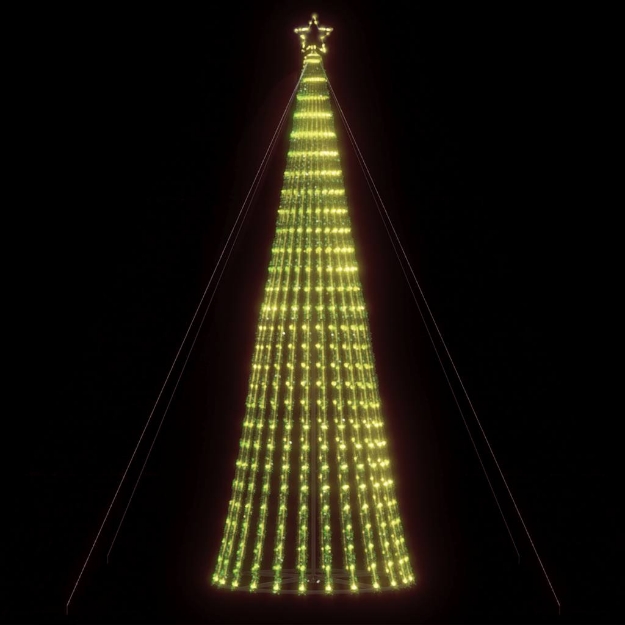 Illuminazione Albero Natale a Cono 1028 LED Bianco Caldo 403 cm