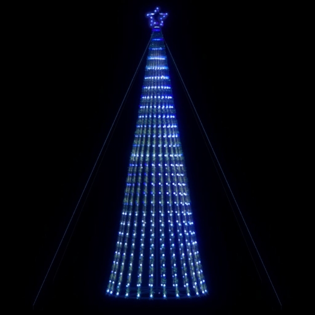 Illuminazione Albero di Natale a Cono 1028 LED Blu 403 cm