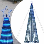 Illuminazione Albero di Natale a Cono 1028 LED Blu 403 cm