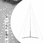 Illuminazione Albero di Natale 615 LED Bianco Freddo 404,5cm