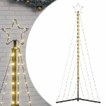 Illuminazione per Albero di Natale 339 LED Bianco Caldo 182 cm