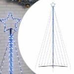 Illuminazione per Albero di Natale 570 LED Blu 399 cm