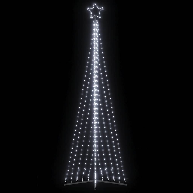 Illuminazione Albero di Natale 495 LED Bianco Freddo 300,5 cm