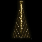 Illuminazione per Albero di Natale 570 LED Bianco Caldo 399 cm