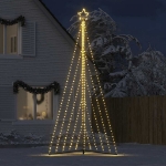 Illuminazione per Albero di Natale 570 LED Bianco Caldo 399 cm