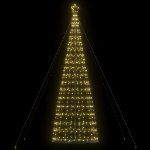 Illuminazione Albero Natale a Cono 1534 LED Bianco Caldo 503 cm