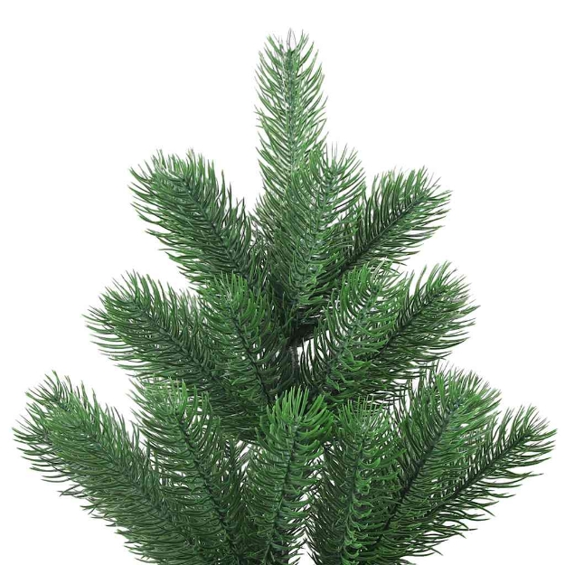 Albero Natale Artificiale Abete Nordmann LED Palline Verde180cm