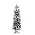 Albero di Natale Artificiale con Neve Fioccata Verde 150 cm PVC