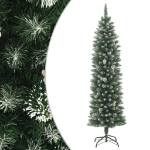 Albero di Natale Artificiale Sottile con Base 150 cm PVC