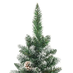 Albero di Natale Artificiale Sottile con Base 150 cm PVC