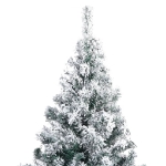 Albero di Natale Artificiale con Neve Fioccata Verde 180 cm PVC