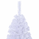 Albero di Natale Artificiale con Rami Spessi Bianco 120 cm PVC