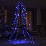 Albero di Natale a Cono 200 LED per Interni Esterni 98x150 cm