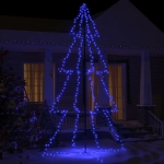 Albero di Natale a Cono 360 LED per Interni Esterni 143x250 cm