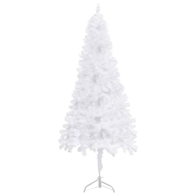 Albero di Natale Artificiale ad Angolo Bianco 240 cm PVC