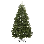 Albero di Natale Artificiale Incernierato con Base Verde 270 cm