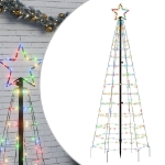 Illuminazione Albero di Natale Picchetti 220LED Colorato 180cm