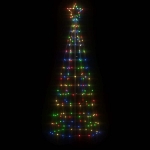 Illuminazione Albero di Natale Picchetti 220LED Colorato 180cm