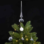 Albero Natale Incernierato con 300 LED e Palline 300 cm