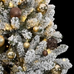 Albero Natale Incernierato con 300 LED e Palline 300 cm