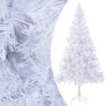 Albero di Natale Preilluminato Palline Bianco 210 cm 910 Rami