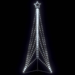 Illuminazione per Albero di Natale 525 LED Bianco Freddo 302 cm