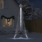 Illuminazione per Albero di Natale 525 LED Bianco Freddo 302 cm