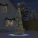 Illuminazione Albero Natale a Cono 1028 LED Colorati 403 cm