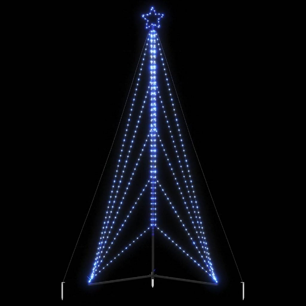 Illuminazione per Albero di Natale 615 LED Blu 404,5 cm