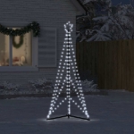 Illuminazione per Albero di Natale 363 LED Bianco Freddo 182 cm