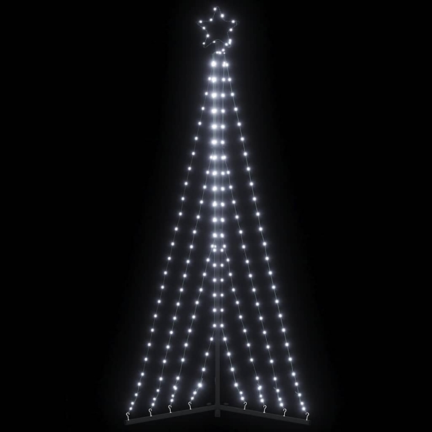 Illuminazione per Albero di Natale 339 LED Bianco Freddo 182 cm