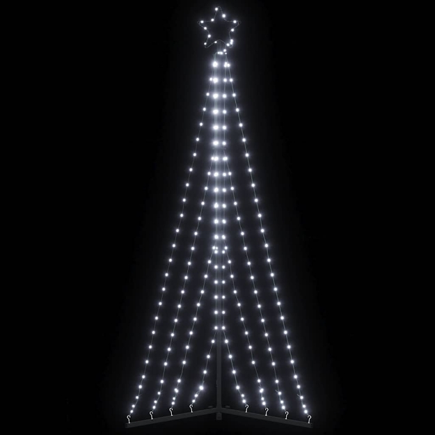 Illuminazione per Albero di Natale 339 LED Bianco Freddo 187 cm